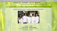 Desktop Screenshot of praxis-hubalek.de